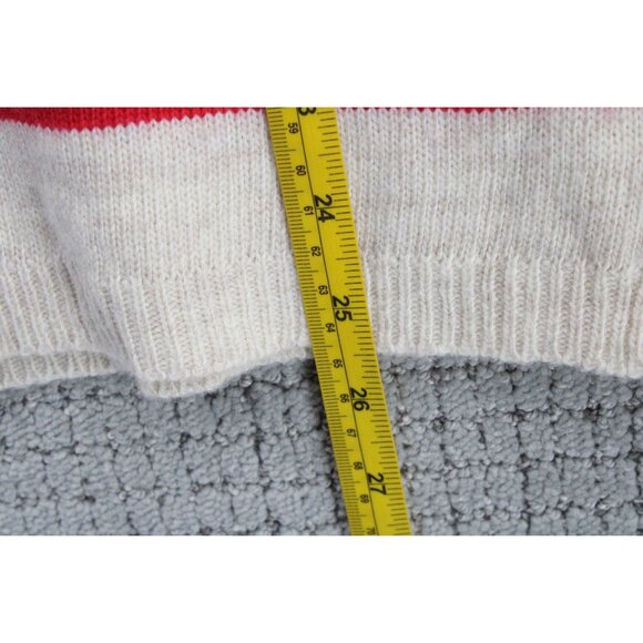 Mo:vint Pencil Skirt Womens Size Small Beige Striped Casual Knit Stretching NWT - Picture 7 of 7